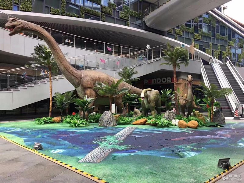 自贡恐龙展在广东省博物馆揭幕