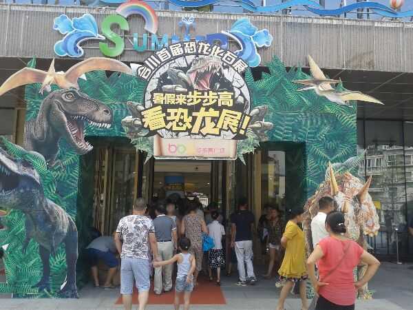 2015年合川步步高广场恐龙展览